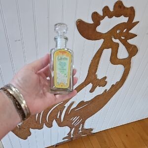 Vintage AVON California Perfume Co Glass Bottle with Label